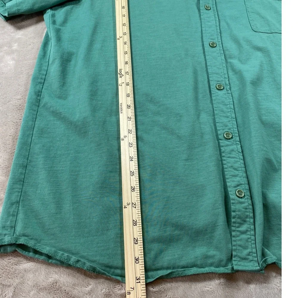 LL Bean Comfort Stretch Performance Button Front Knit Shirt Mens XXL Tall 2XLT